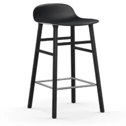 Normann Copenhagen Form Chair -baarituoli Lakatut Tammijalat 65 Cm