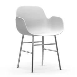Normann Copenhagen Form Nojatuoli Kromatut Jalat