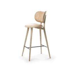 Mater High Stool Backrest -baarituoli Korkea